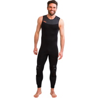 Mens Toronto 2mm Jet Long John Shinprotector Wetsuit
